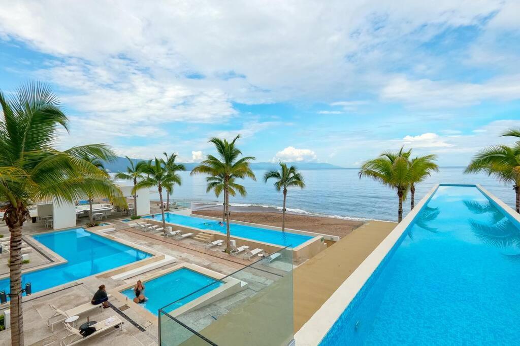 Harbor 7010 By Moikkarentals Beachfront 600Mb Wifi Puerto Vallarta Eksteriør billede