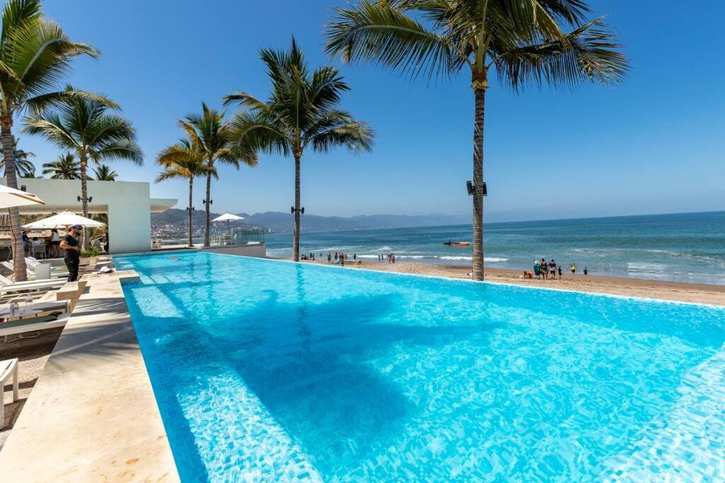 Harbor 7010 By Moikkarentals Beachfront 600Mb Wifi Puerto Vallarta Eksteriør billede